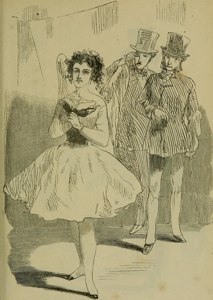 An illustration from Vie d'une parisienne, 1855, leaf 174