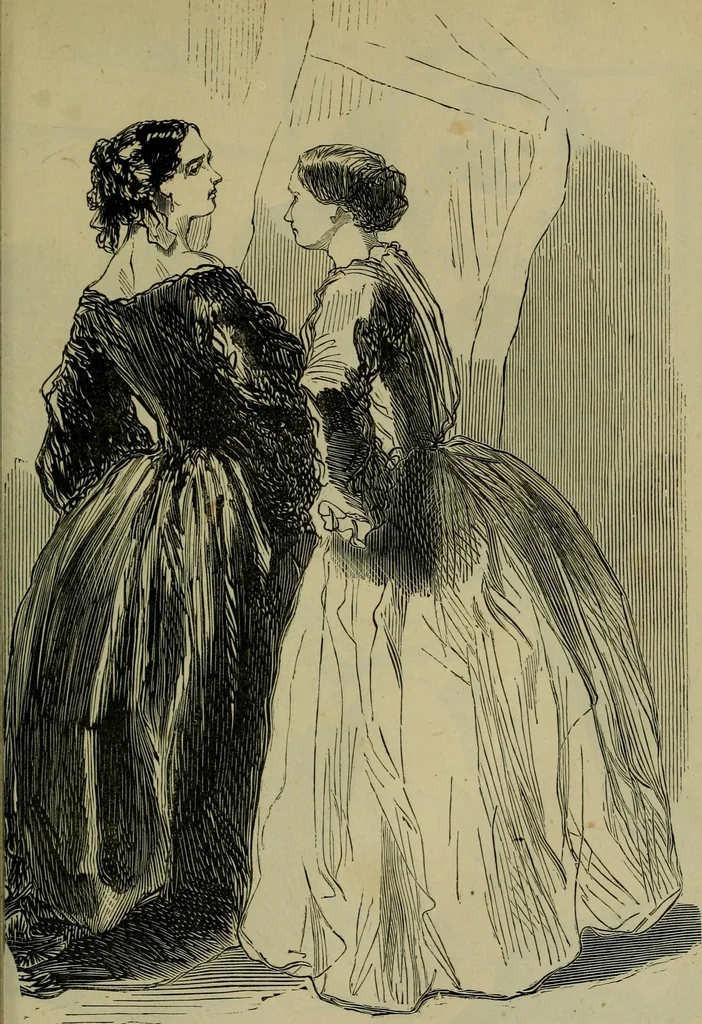 An illustration from Vie d'une parisienne, 1855, leaf 196