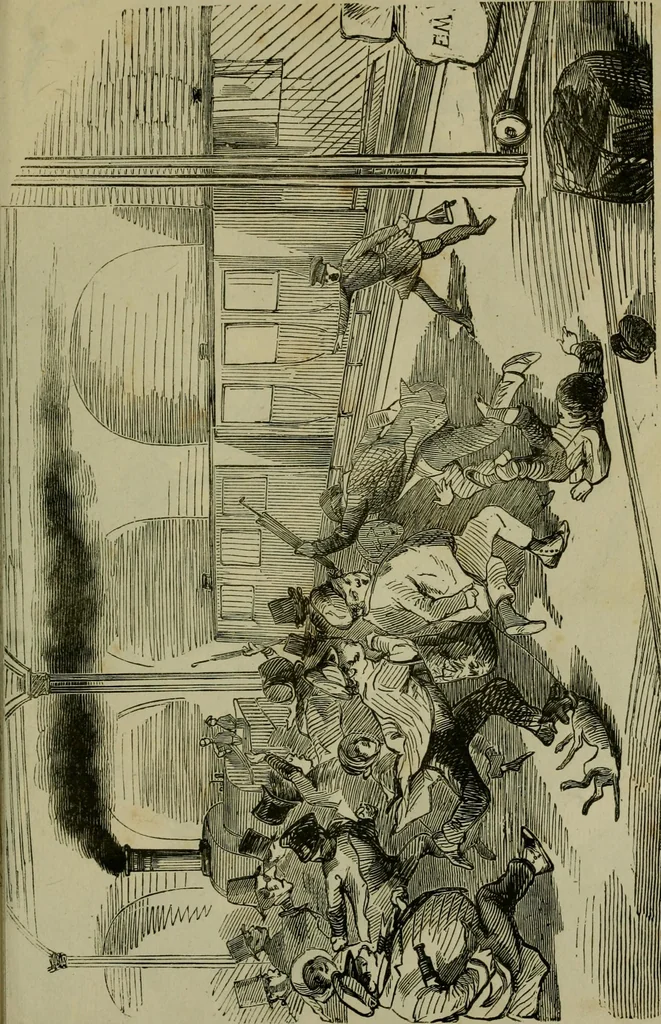 An illustration from Vie d'une parisienne, 1855, leaf 204