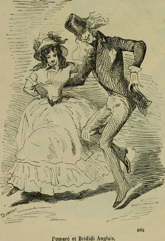 An illustration from Vie d'une parisienne, 1855, leaf 218