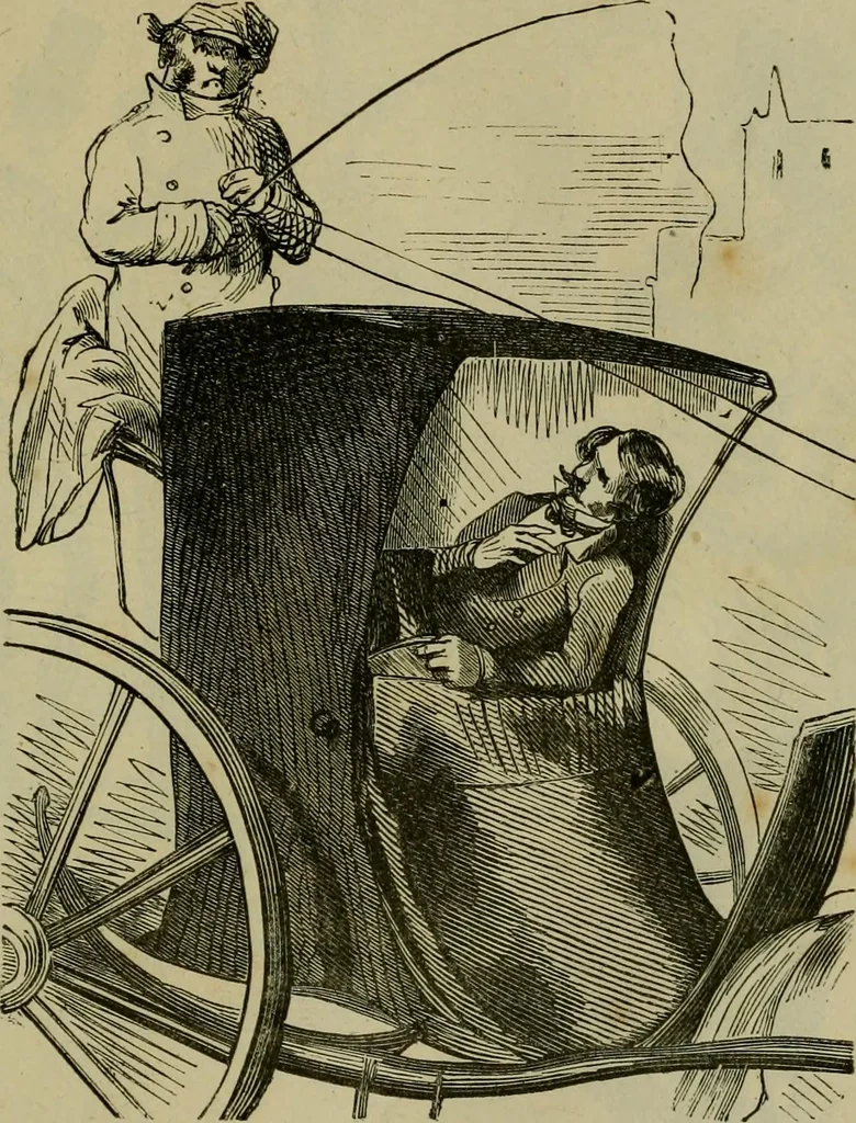 An illustration from Vie d'une parisienne, 1855, leaf 222