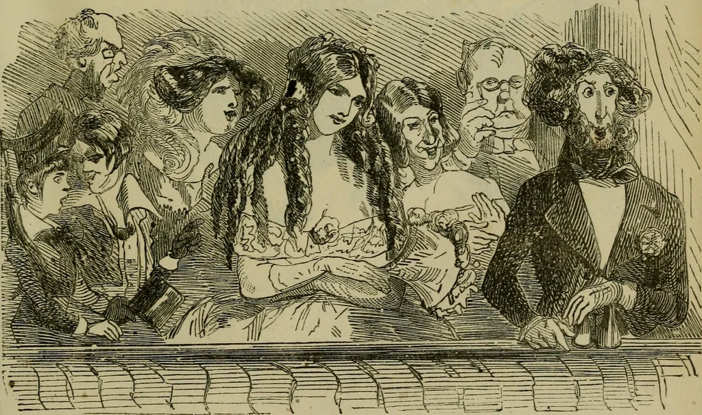 An illustration from Vie d'une parisienne, 1855, leaf 226