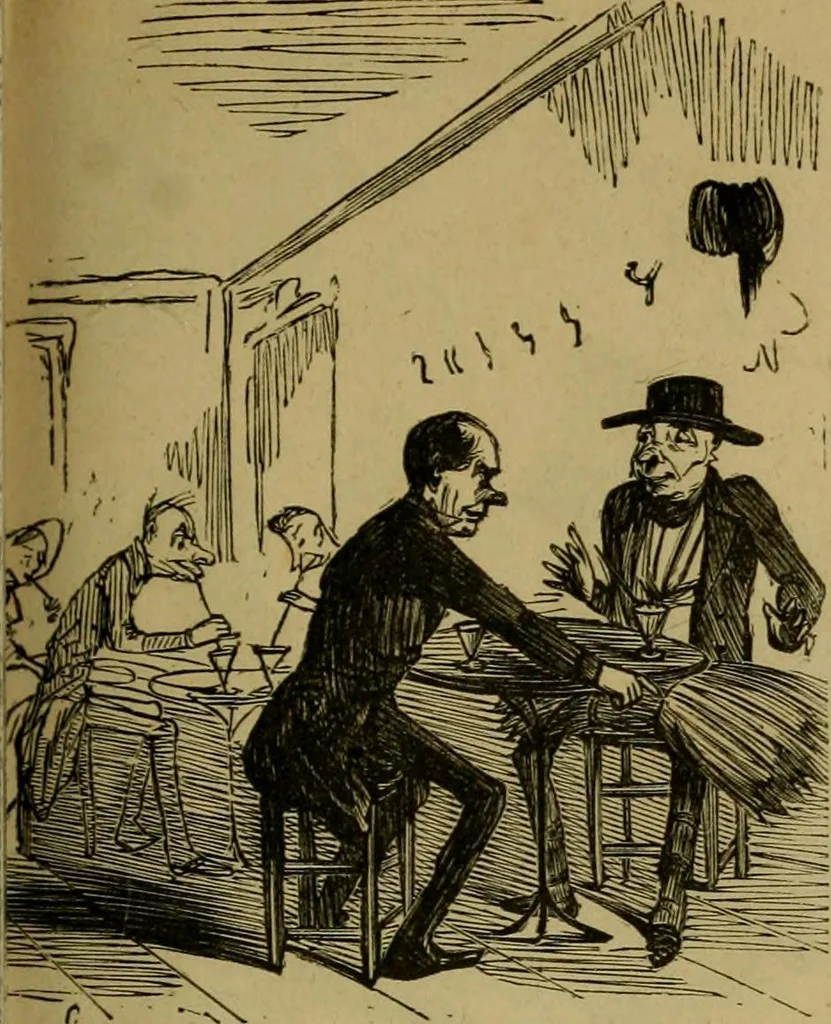 An illustration from Vie d'une parisienne, 1855, leaf 230