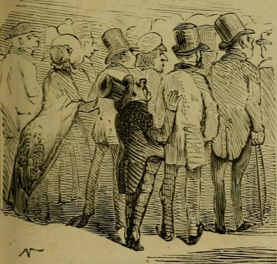 An illustration from Vie d'une parisienne, 1855, leaf 236