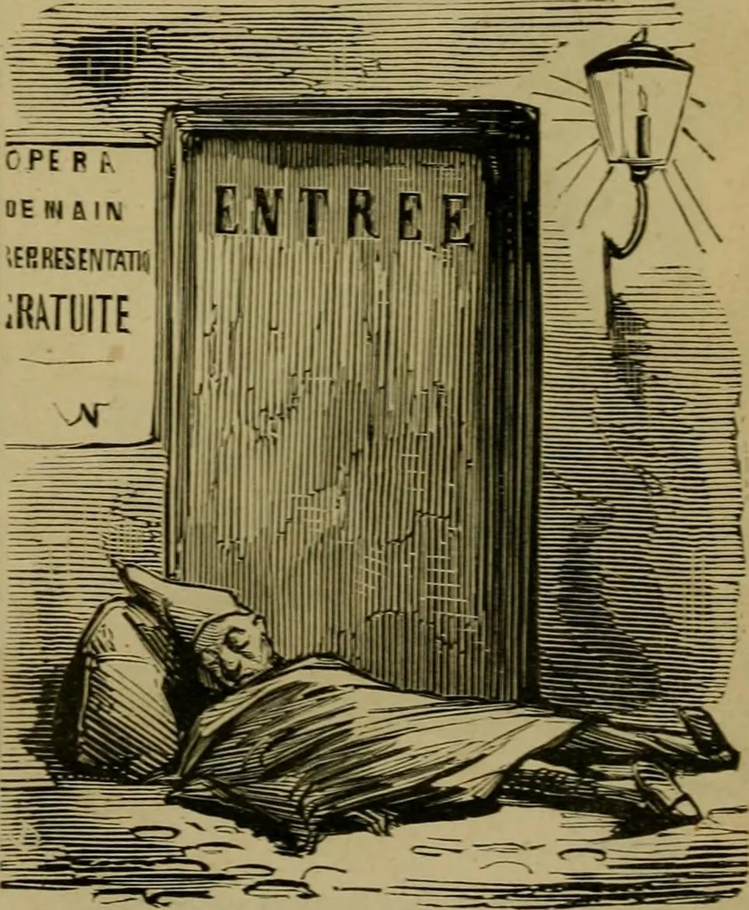 An illustration from Vie d'une parisienne, 1855, leaf 236