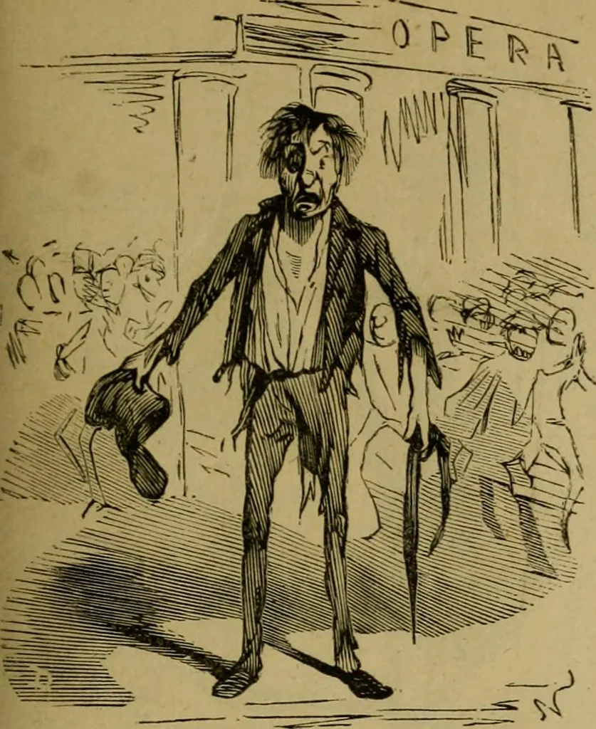An illustration from Vie d'une parisienne, 1855, leaf 238