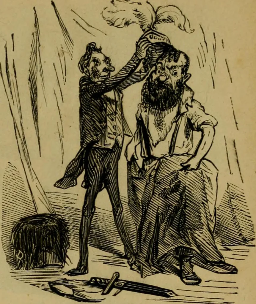 An illustration from Vie d'une parisienne, 1855, leaf 238