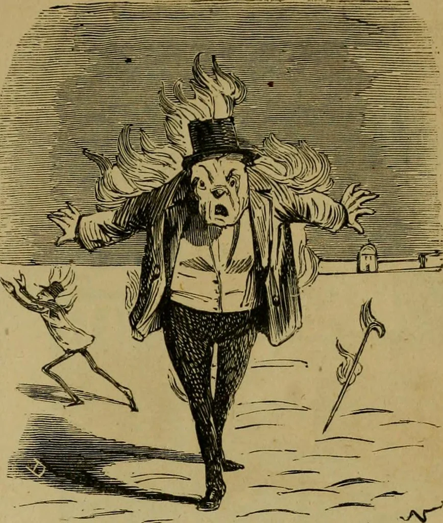 An illustration from Vie d'une parisienne, 1855, leaf 240