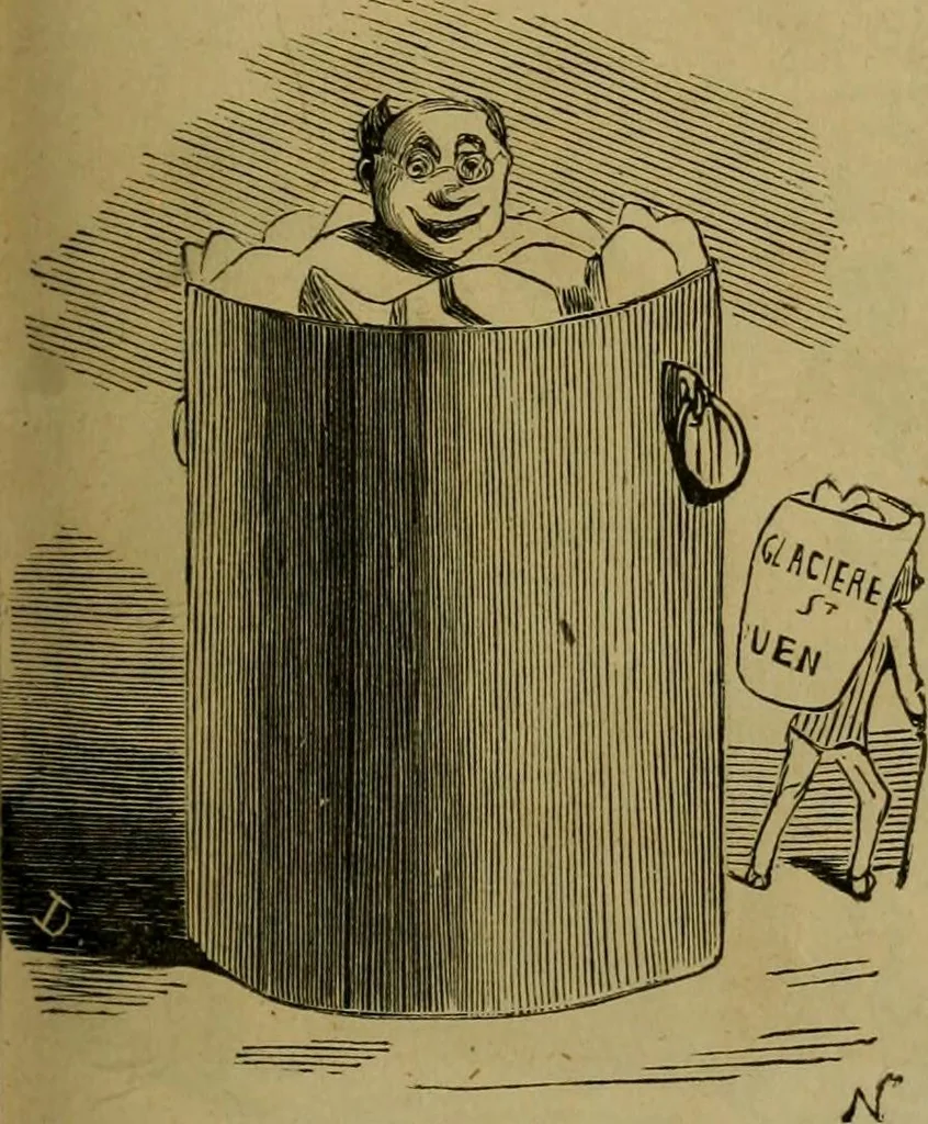 An illustration from Vie d'une parisienne, 1855, leaf 240