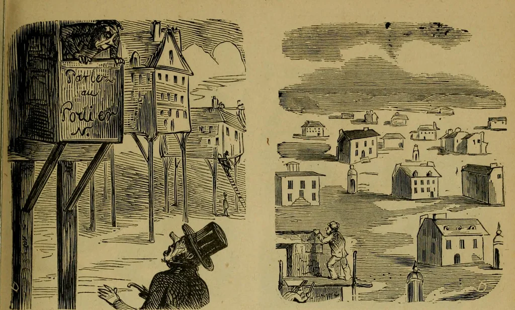 An illustration from Vie d'une parisienne, 1855, leaf 242