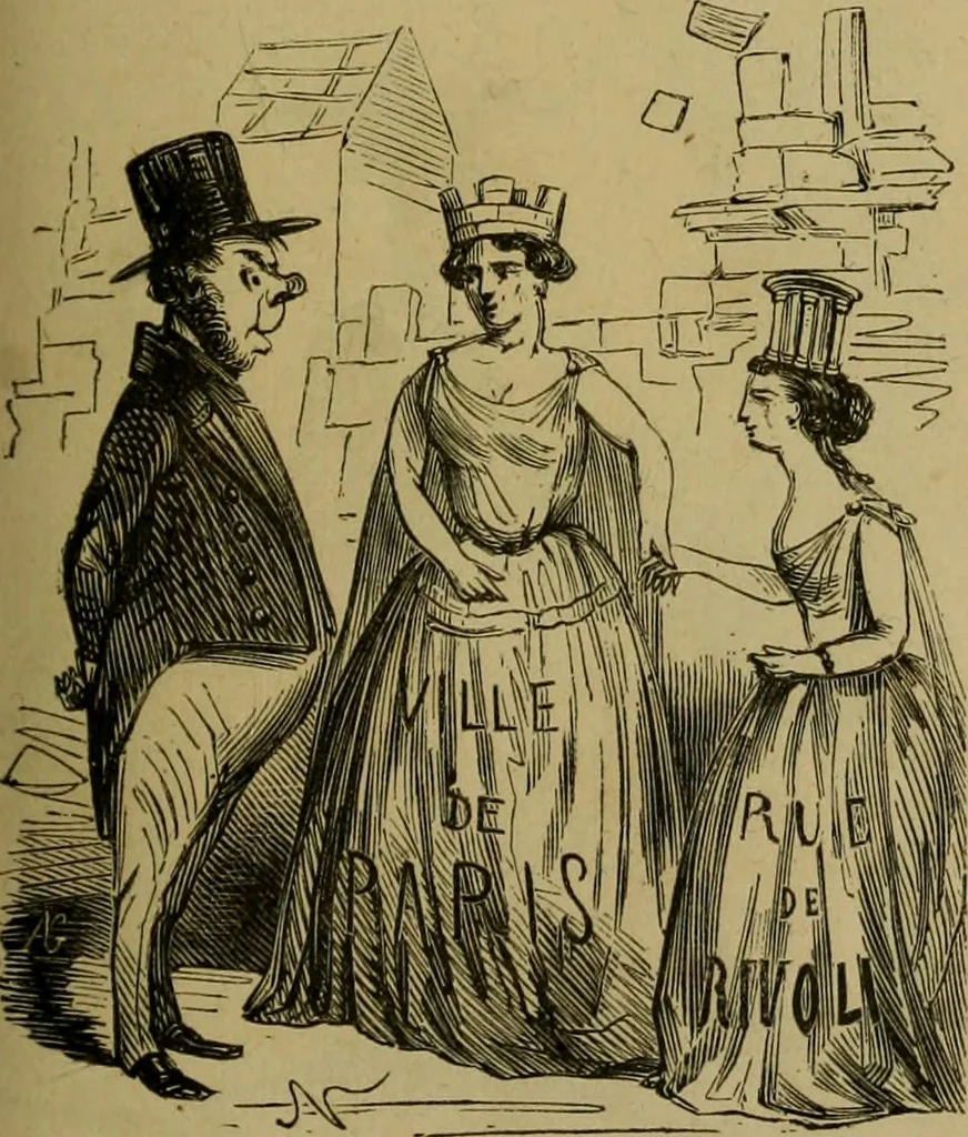 An illustration from Vie d'une parisienne, 1855, leaf 242
