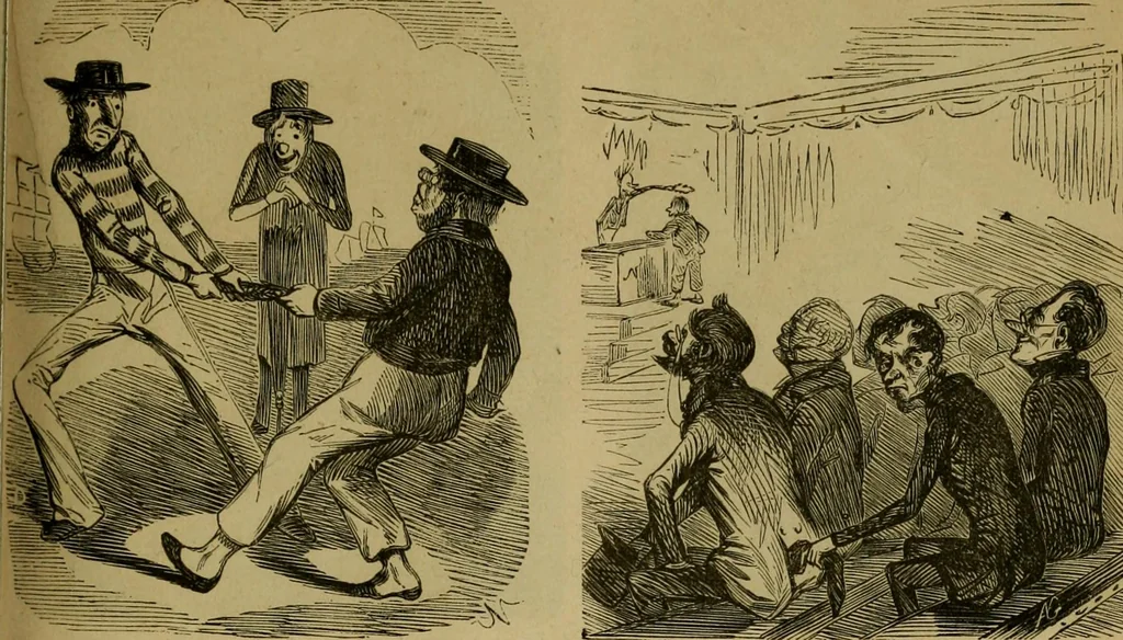 An illustration from Vie d'une parisienne, 1855, leaf 244