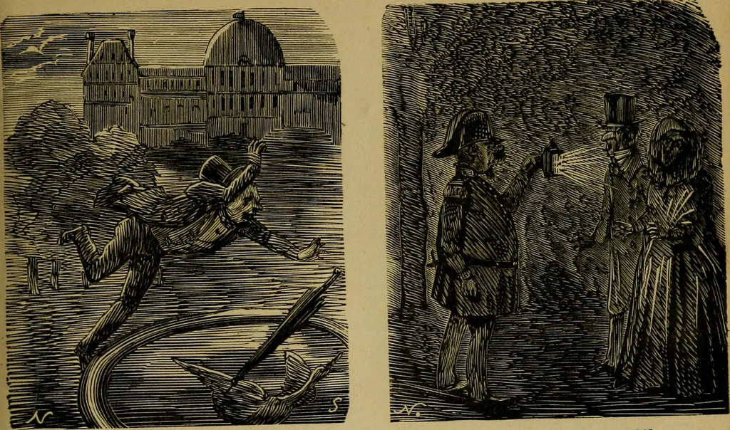 An illustration from Vie d'une parisienne, 1855, leaf 246