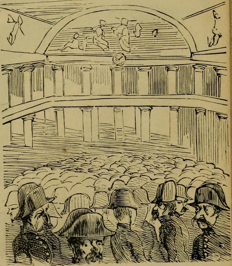 An illustration from Vie d'une parisienne, 1855, leaf 246