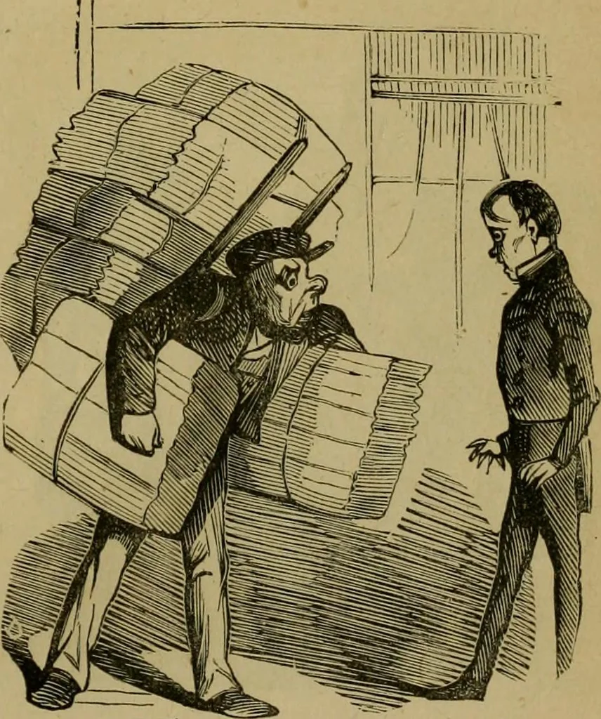 An illustration from Vie d'une parisienne, 1855, leaf 250