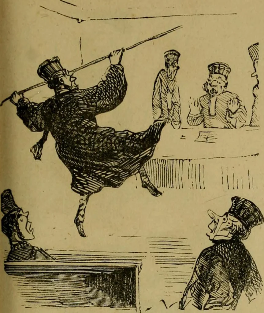 An illustration from Vie d'une parisienne, 1855, leaf 252