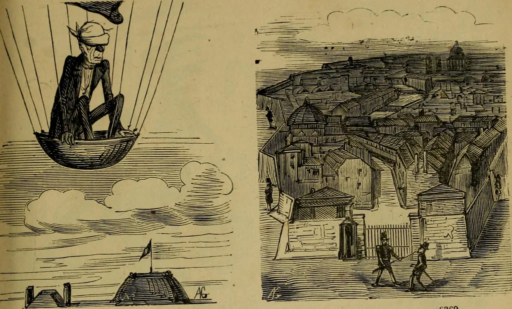 An illustration from Vie d'une parisienne, 1855, leaf 254