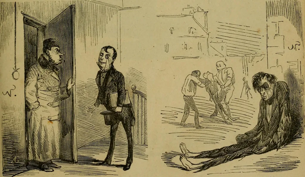 An illustration from Vie d'une parisienne, 1855, leaf 256