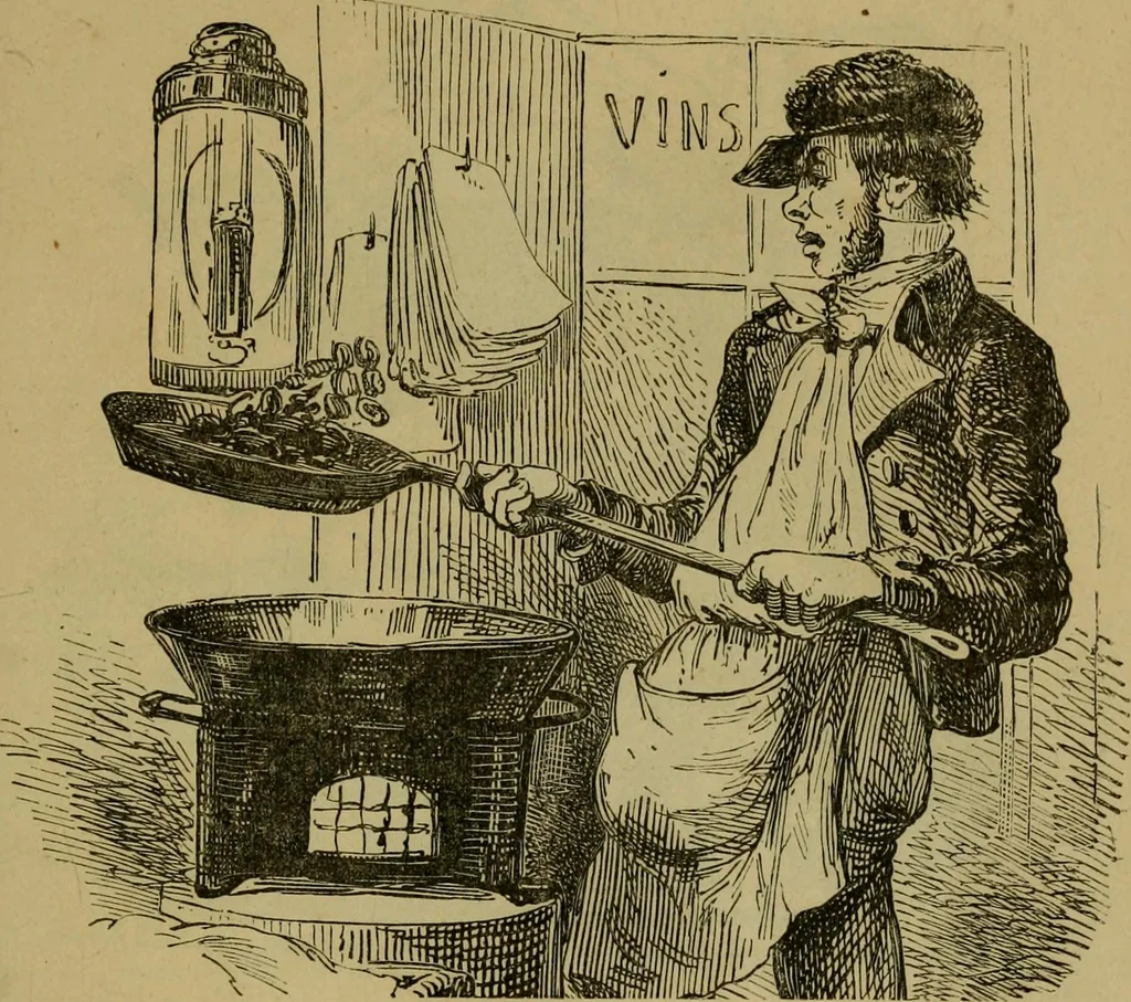 An illustration from Vie d'une parisienne, 1855, leaf 258
