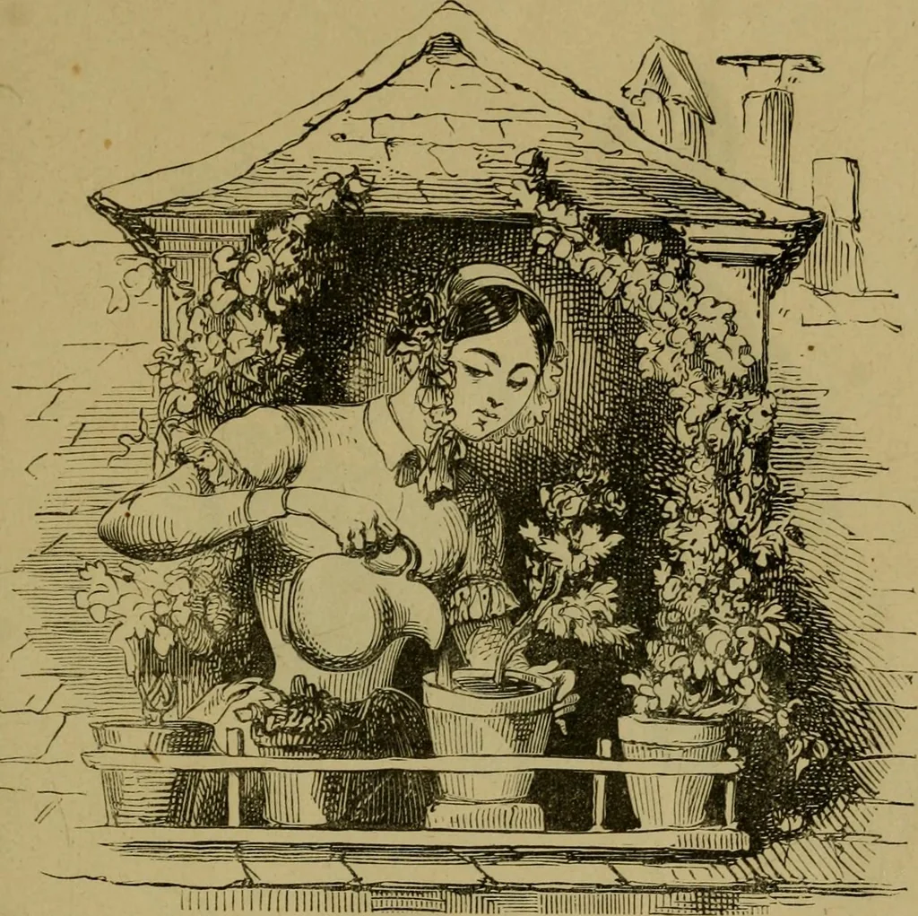 An illustration from Vie d'une parisienne, 1855, leaf 260