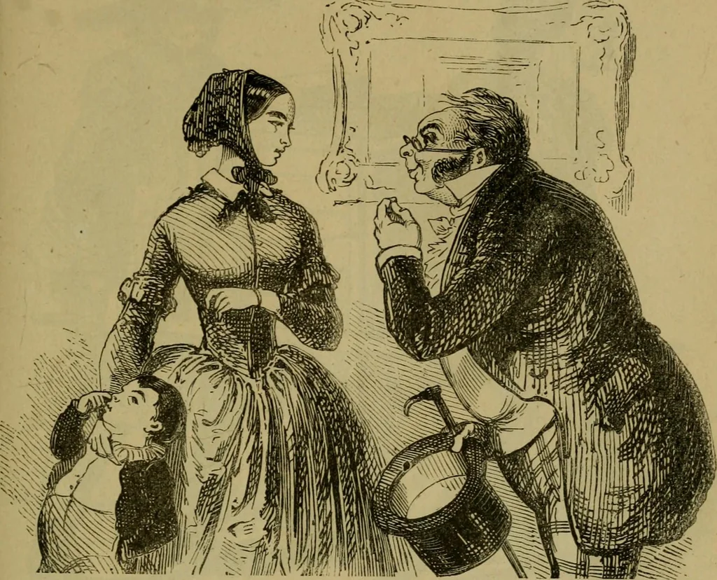 An illustration from Vie d'une parisienne, 1855, leaf 268