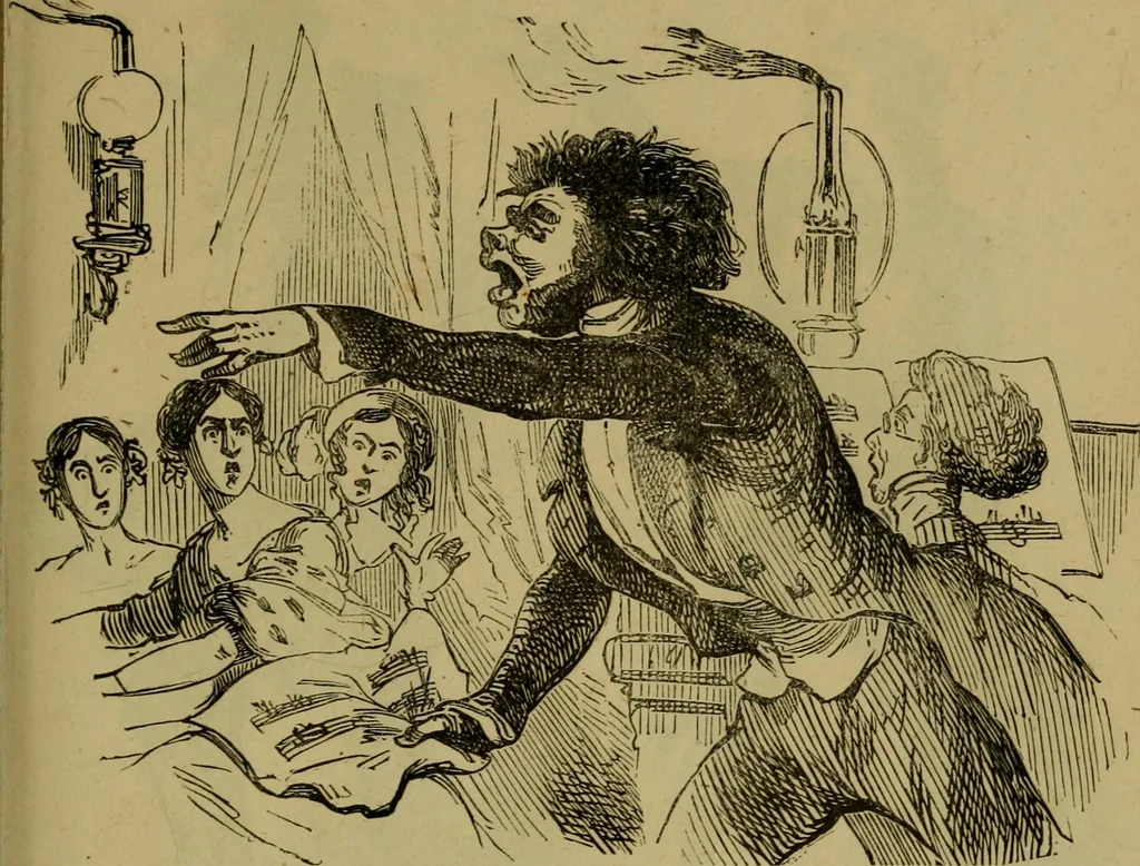 An illustration from Vie d'une parisienne, 1855, leaf 272