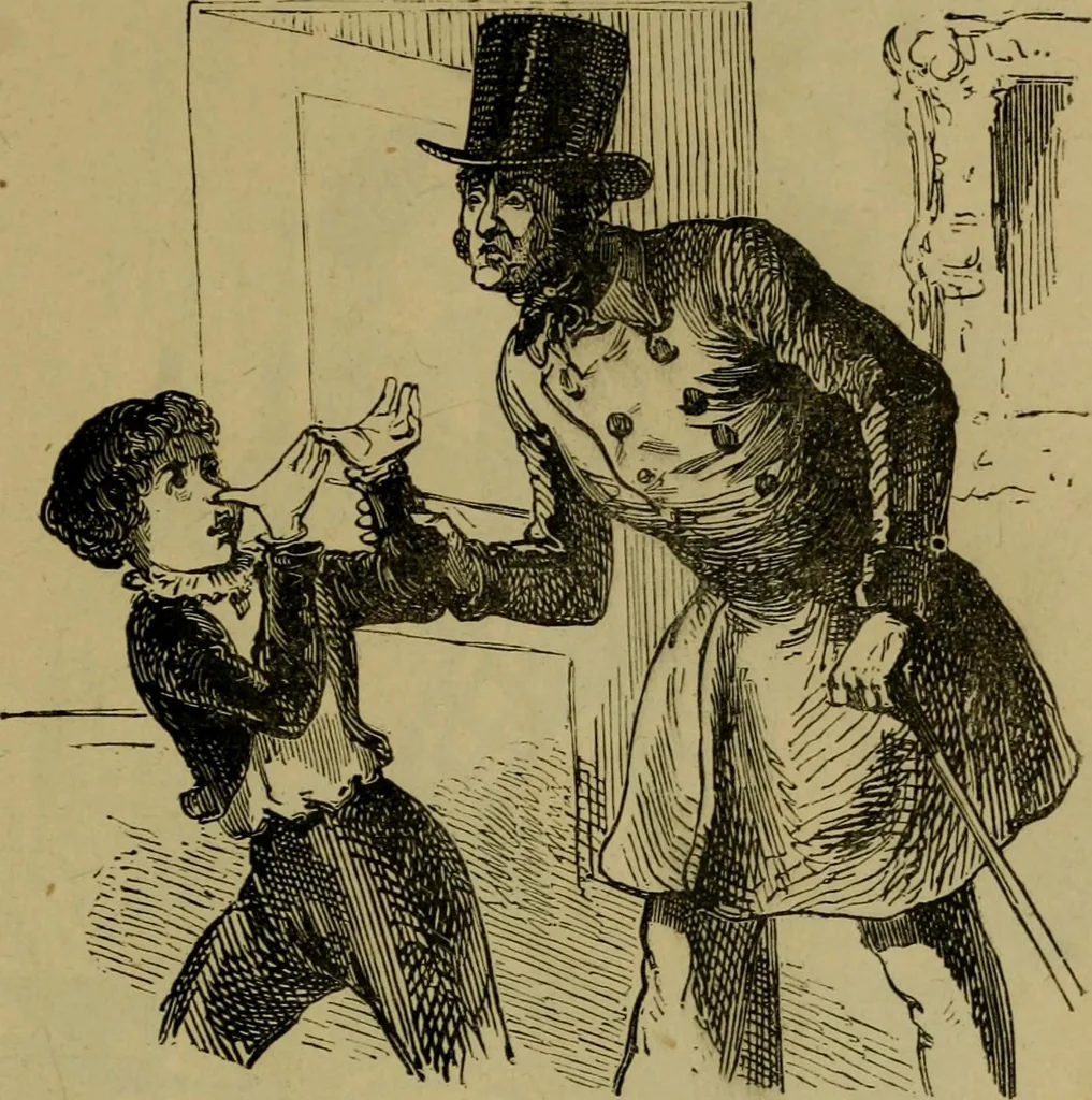 An illustration from Vie d'une parisienne, 1855, leaf 278