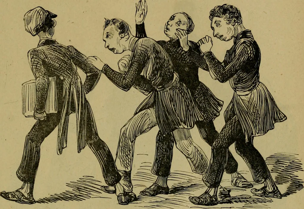An illustration from Vie d'une parisienne, 1855, leaf 294
