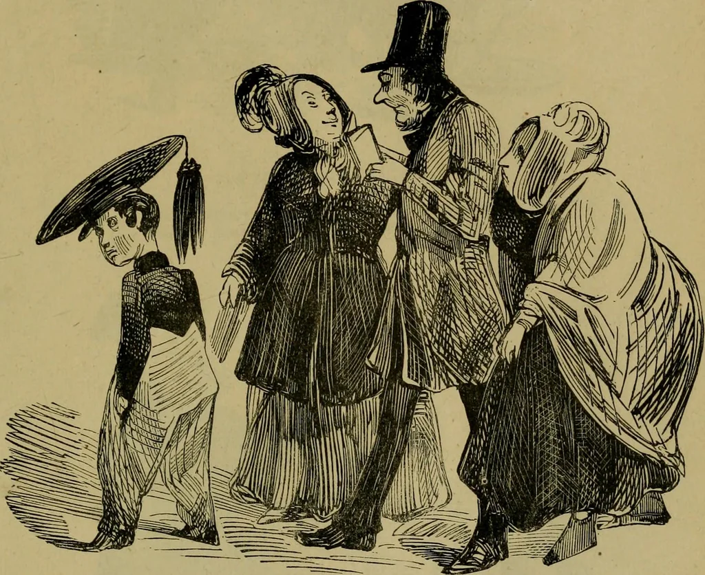 An illustration from Vie d'une parisienne, 1855, leaf 296