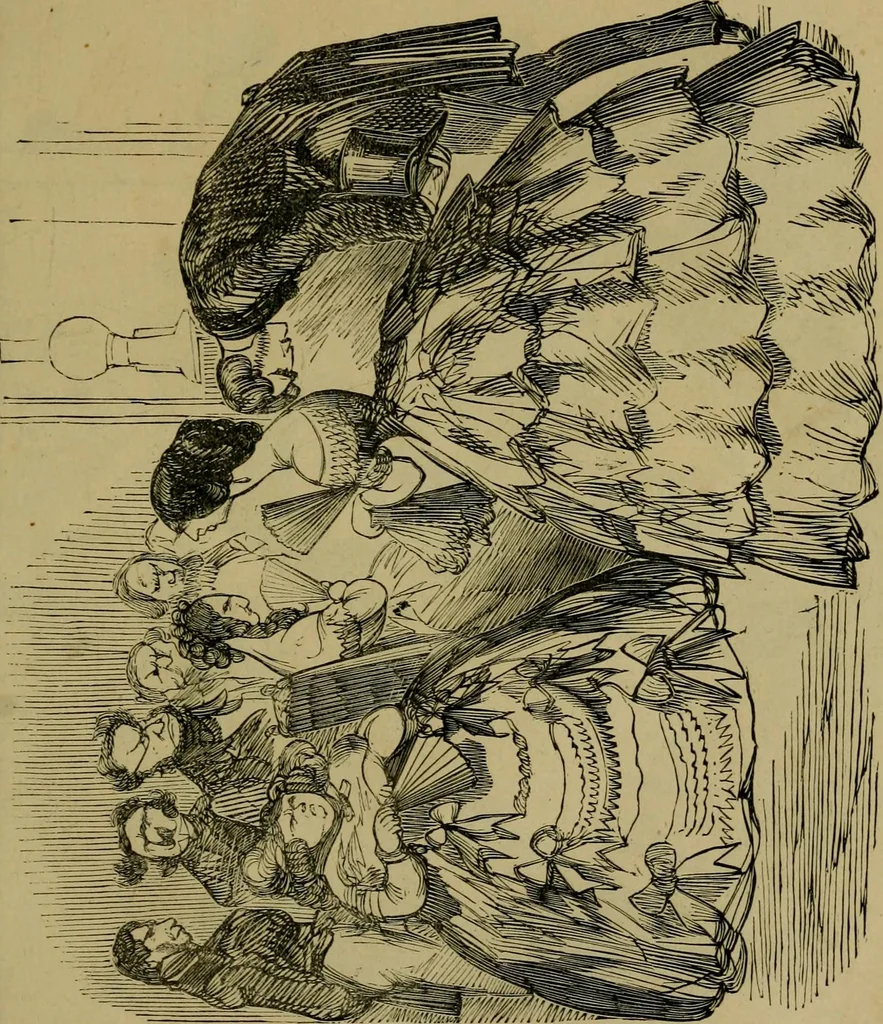 An illustration from Vie d'une parisienne, 1855, leaf 30