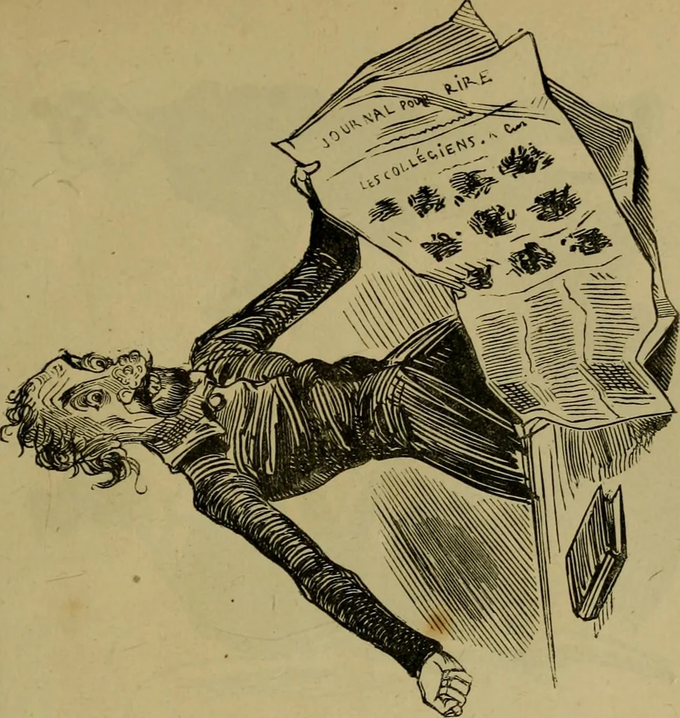An illustration from Vie d'une parisienne, 1855, leaf 306