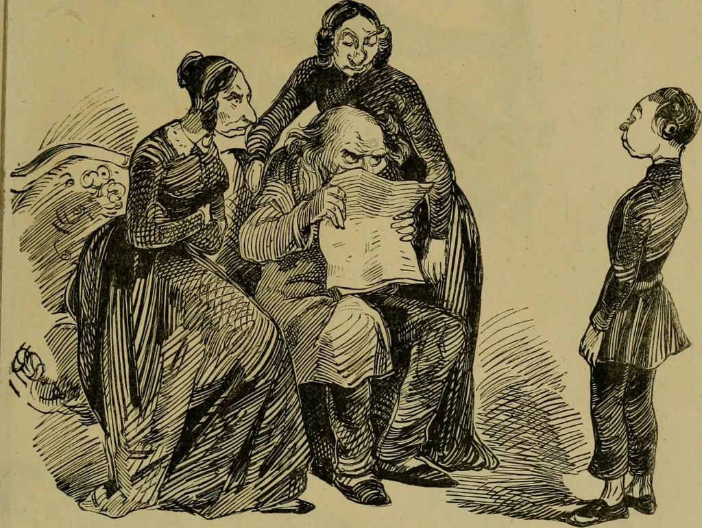 An illustration from Vie d'une parisienne, 1855, leaf 310
