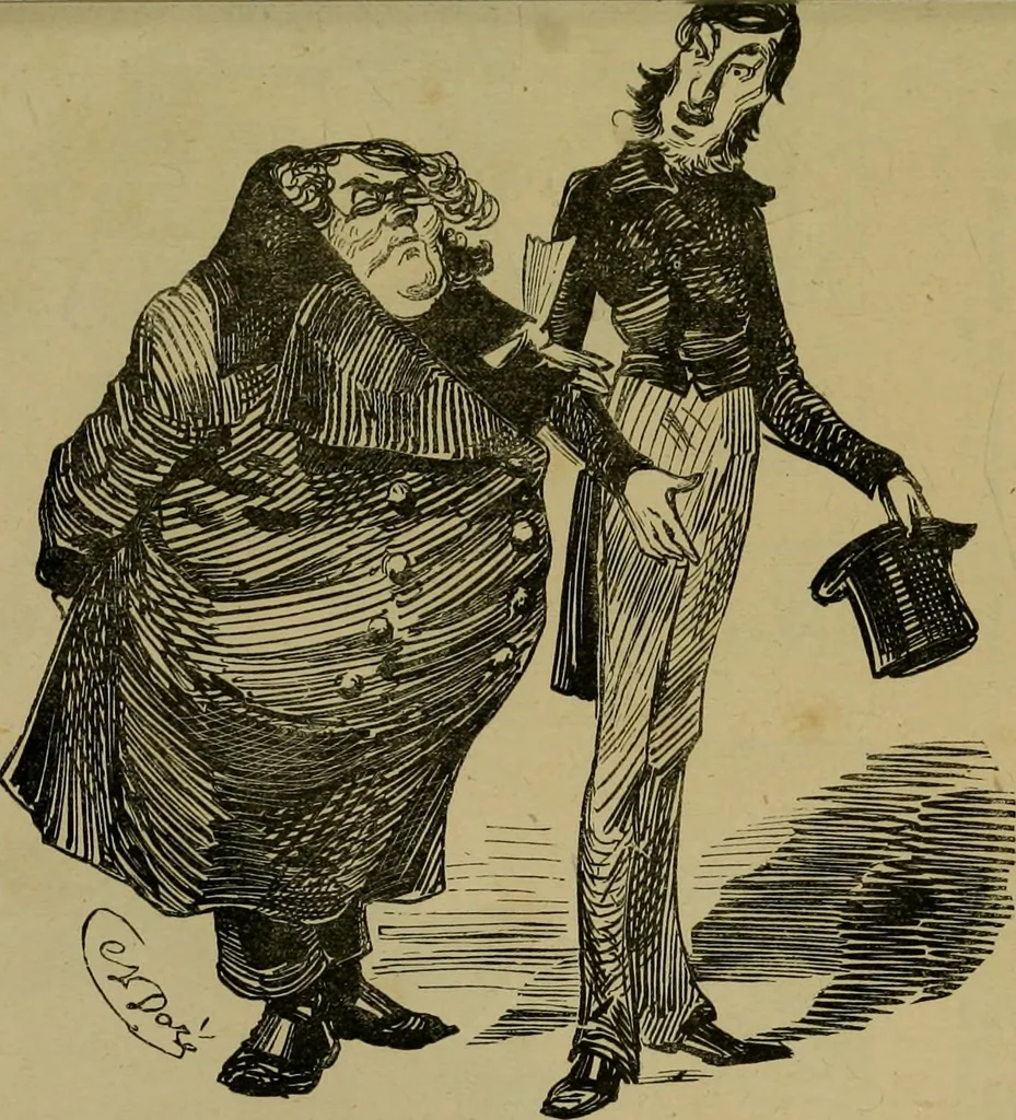 An illustration from Vie d'une parisienne, 1855, leaf 312