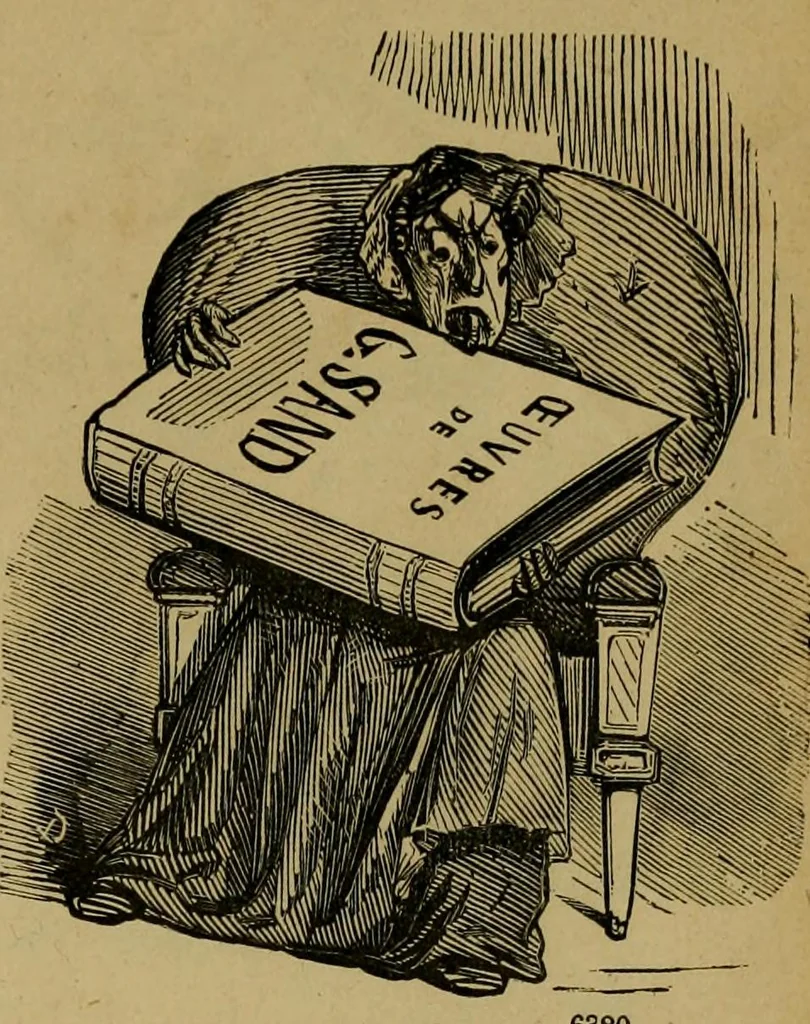 An illustration from Vie d'une parisienne, 1855, leaf 314