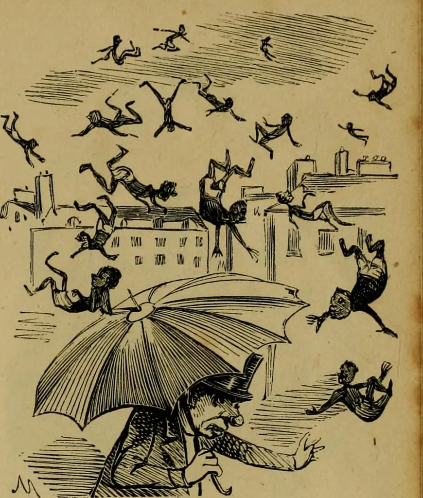 An illustration from Vie d'une parisienne, 1855, leaf 316