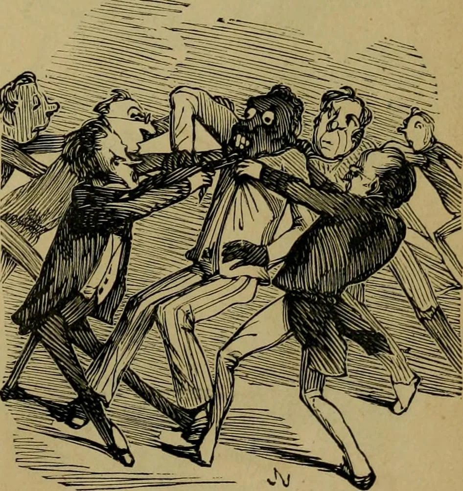 An illustration from Vie d'une parisienne, 1855, leaf 316