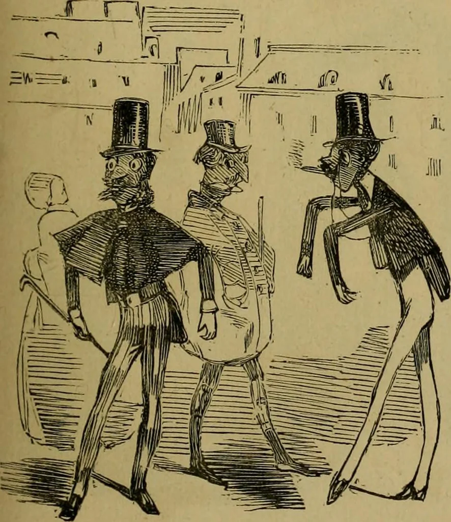 An illustration from Vie d'une parisienne, 1855, leaf 318