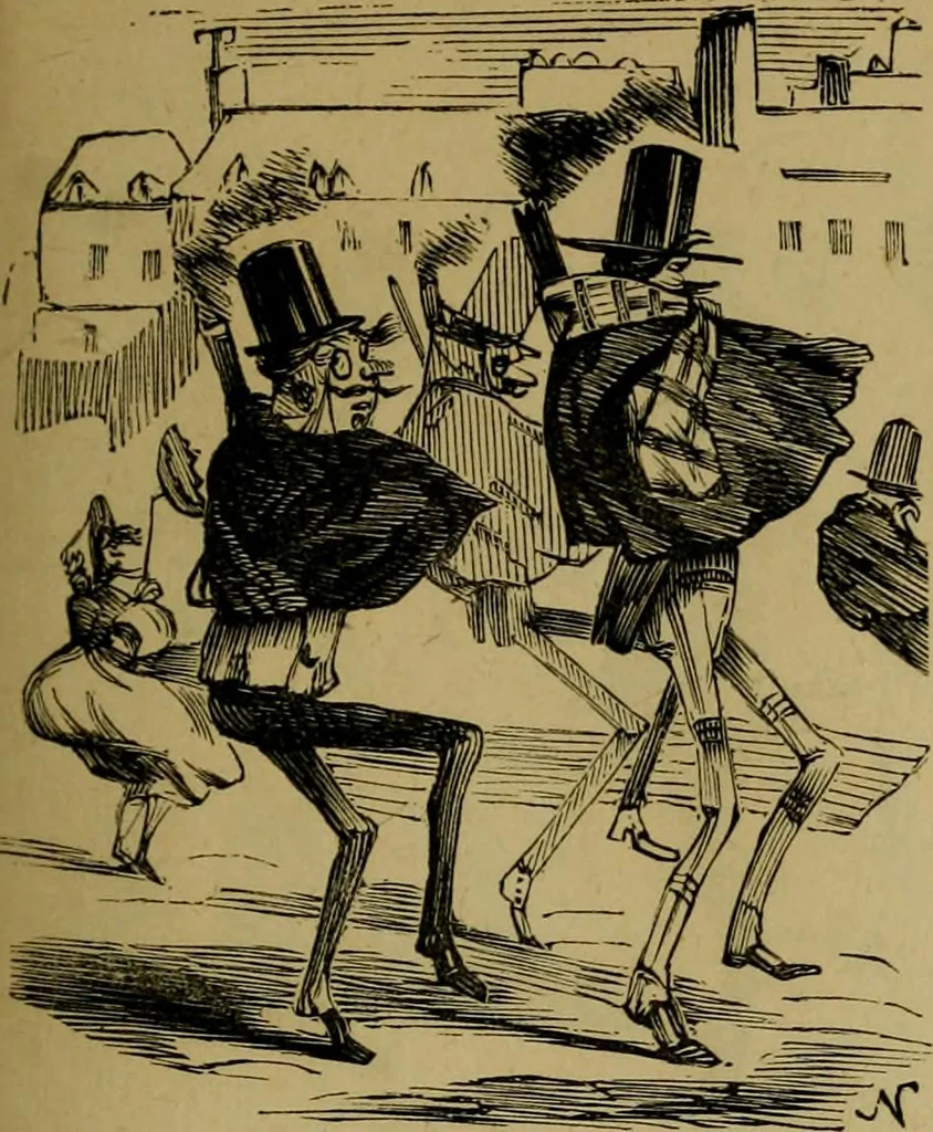 An illustration from Vie d'une parisienne, 1855, leaf 320