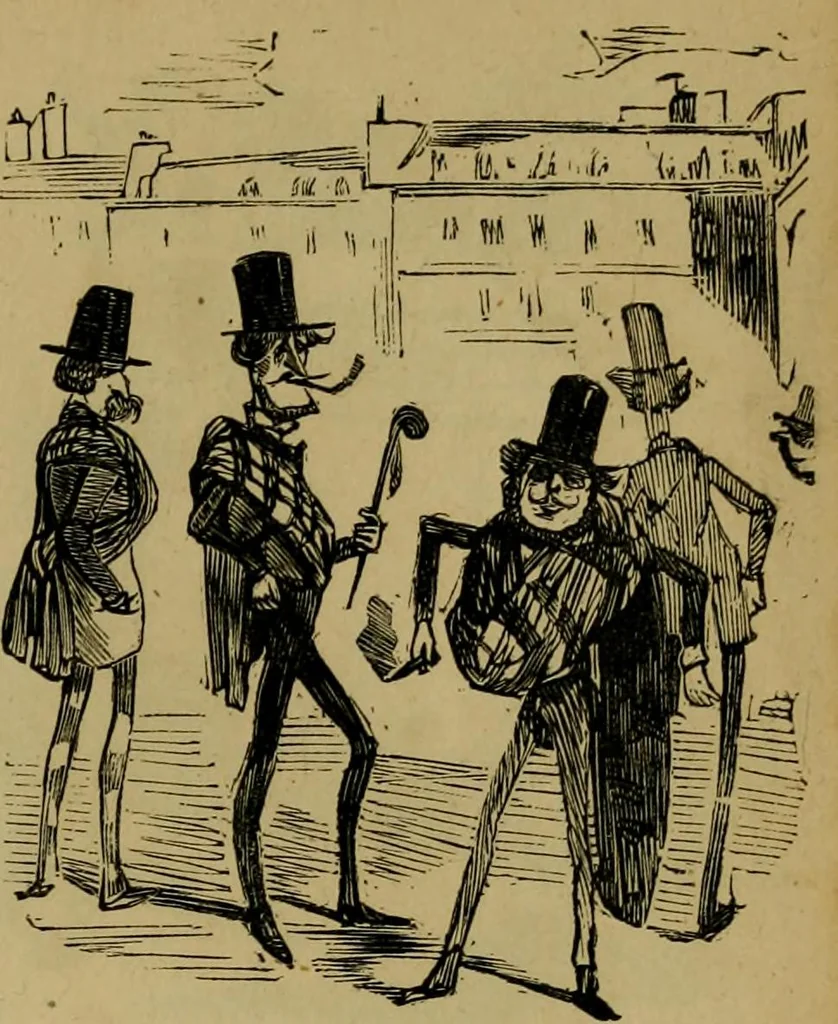 An illustration from Vie d'une parisienne, 1855, leaf 320
