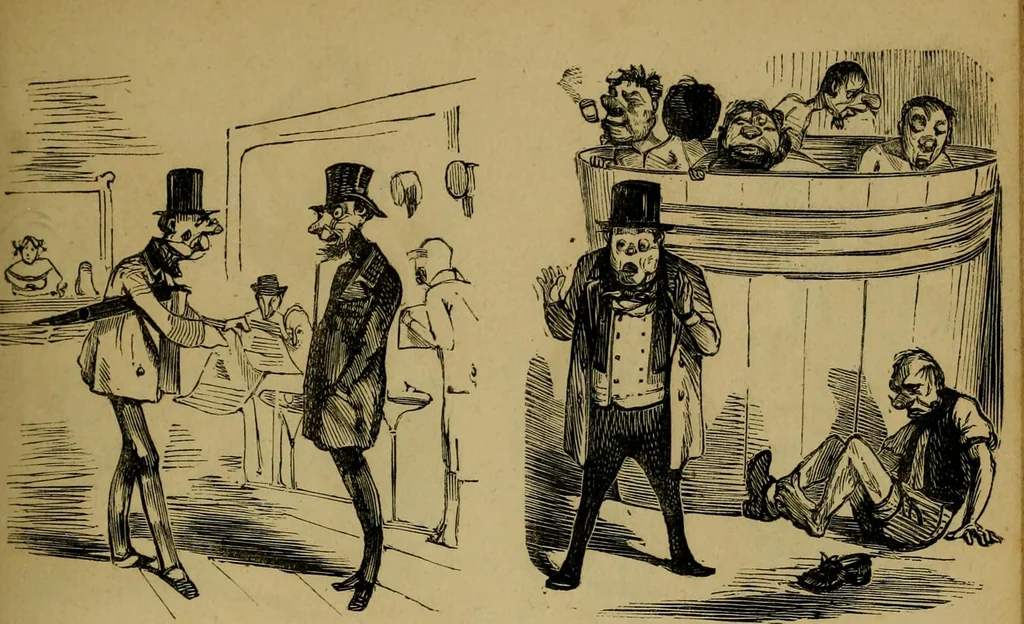 An illustration from Vie d'une parisienne, 1855, leaf 322