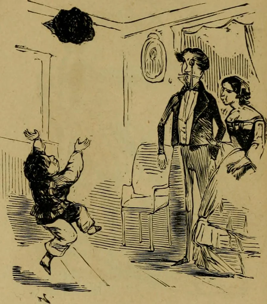 An illustration from Vie d'une parisienne, 1855, leaf 324