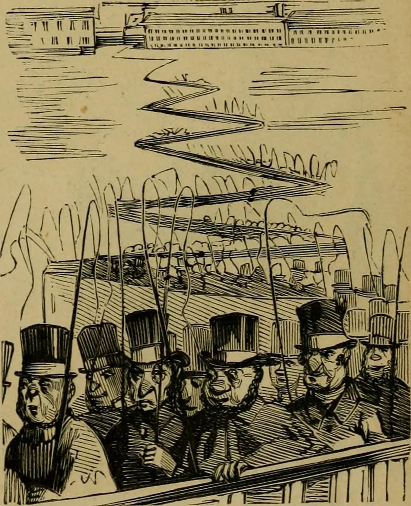 An illustration from Vie d'une parisienne, 1855, leaf 324