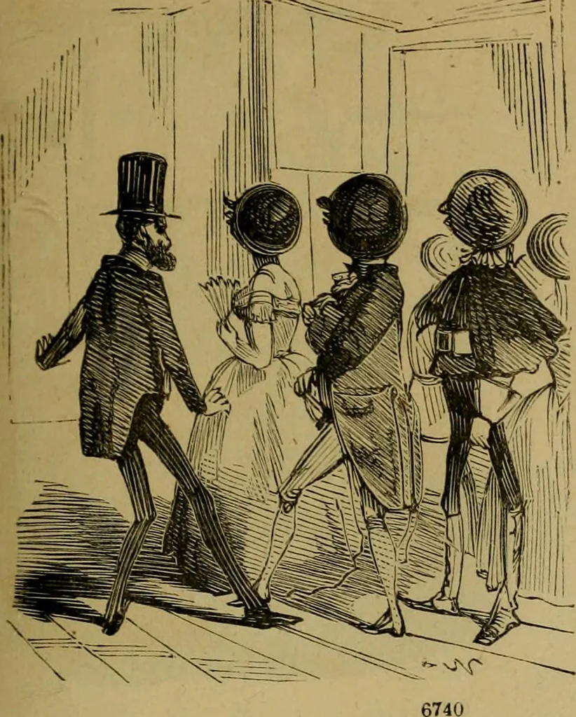 An illustration from Vie d'une parisienne, 1855, leaf 326