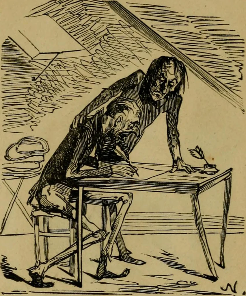 An illustration from Vie d'une parisienne, 1855, leaf 330