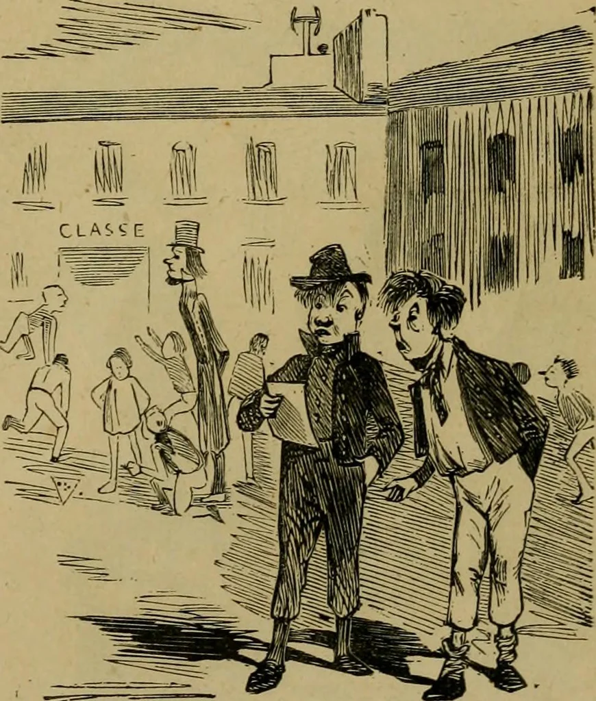 An illustration from Vie d'une parisienne, 1855, leaf 330