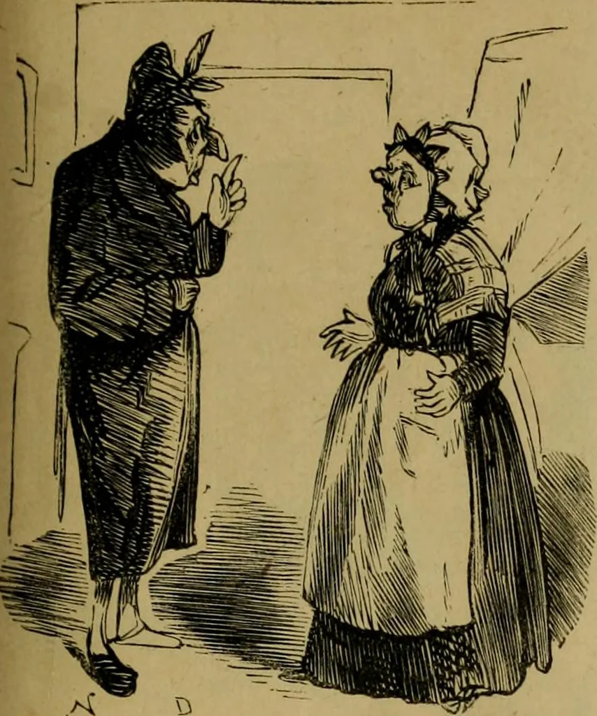 An illustration from Vie d'une parisienne, 1855, leaf 332