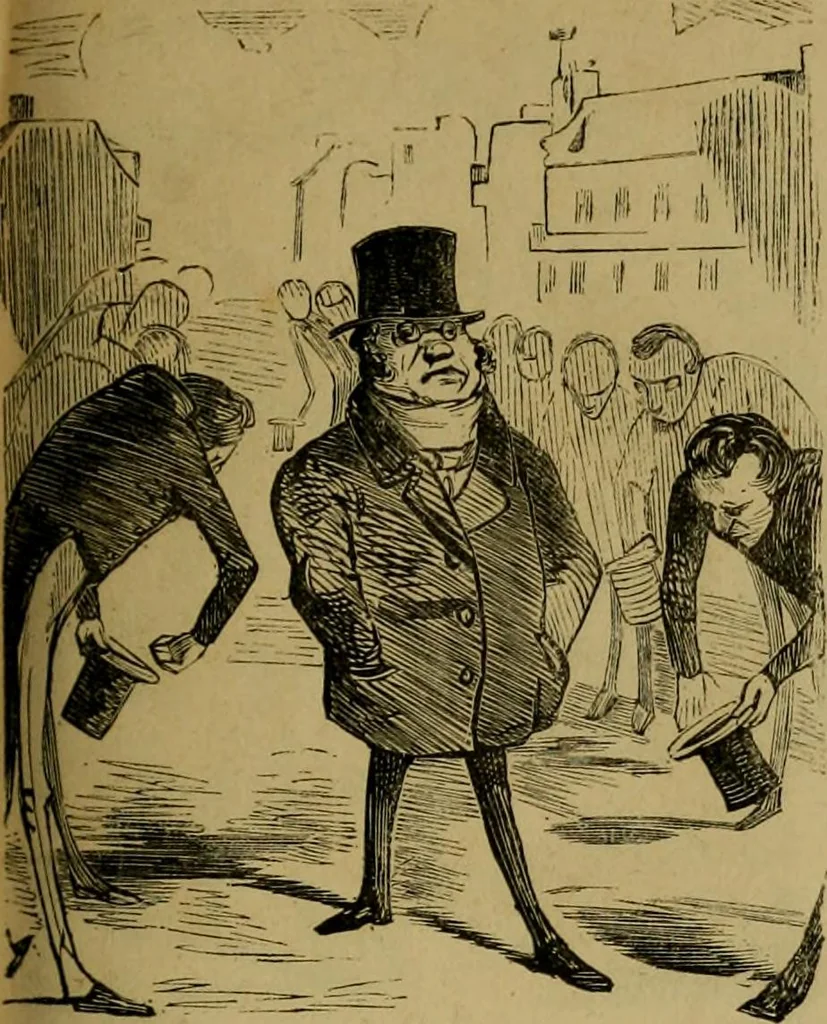 An illustration from Vie d'une parisienne, 1855, leaf 334