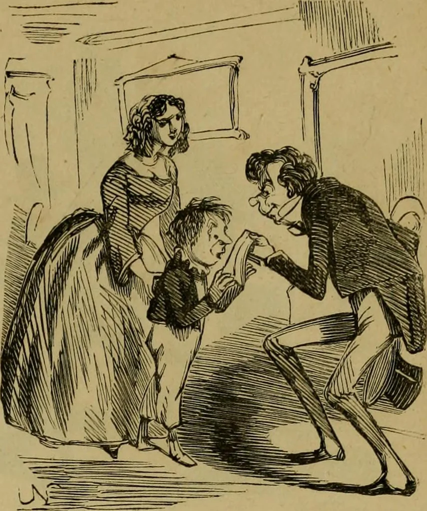 An illustration from Vie d'une parisienne, 1855, leaf 334