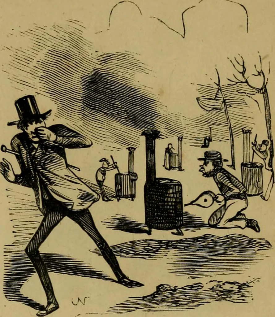 An illustration from Vie d'une parisienne, 1855, leaf 336