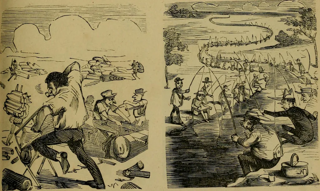 An illustration from Vie d'une parisienne, 1855, leaf 336